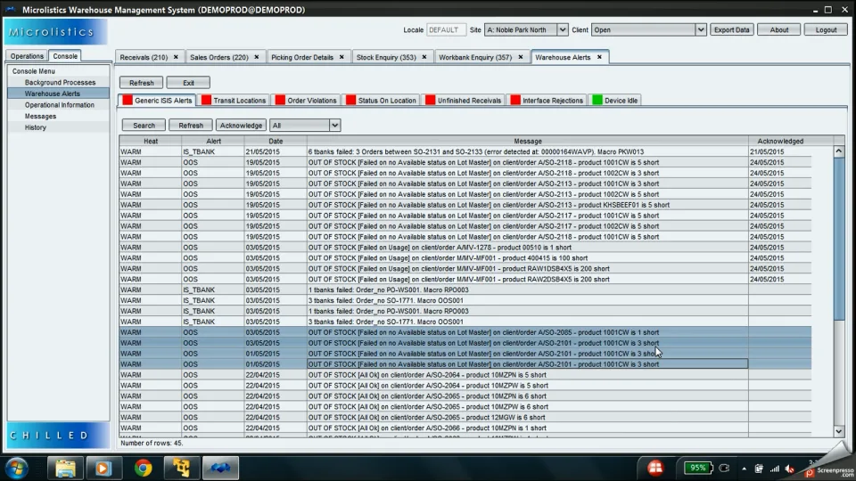 Microlistics WMS — Screenshots 5