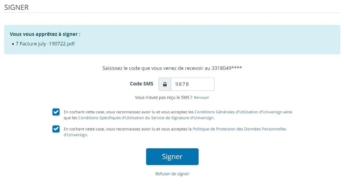 Universign — Screenshots 5
