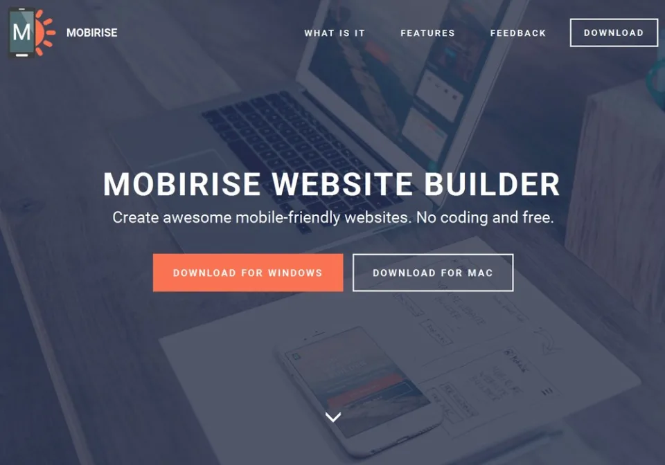 Mobirise Website Builder — Screenshots 1