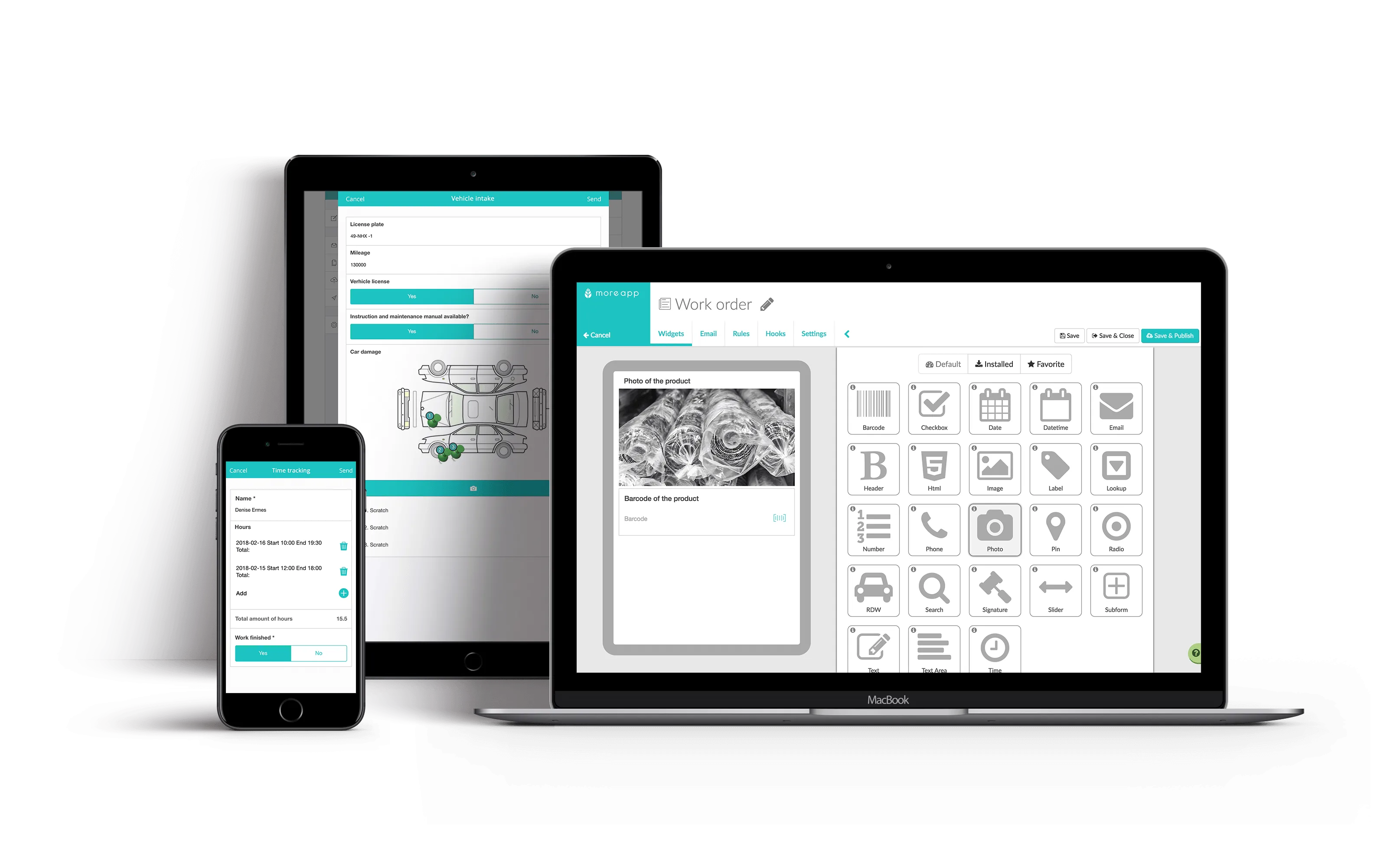 MoreApp Forms — Screenshots 2
