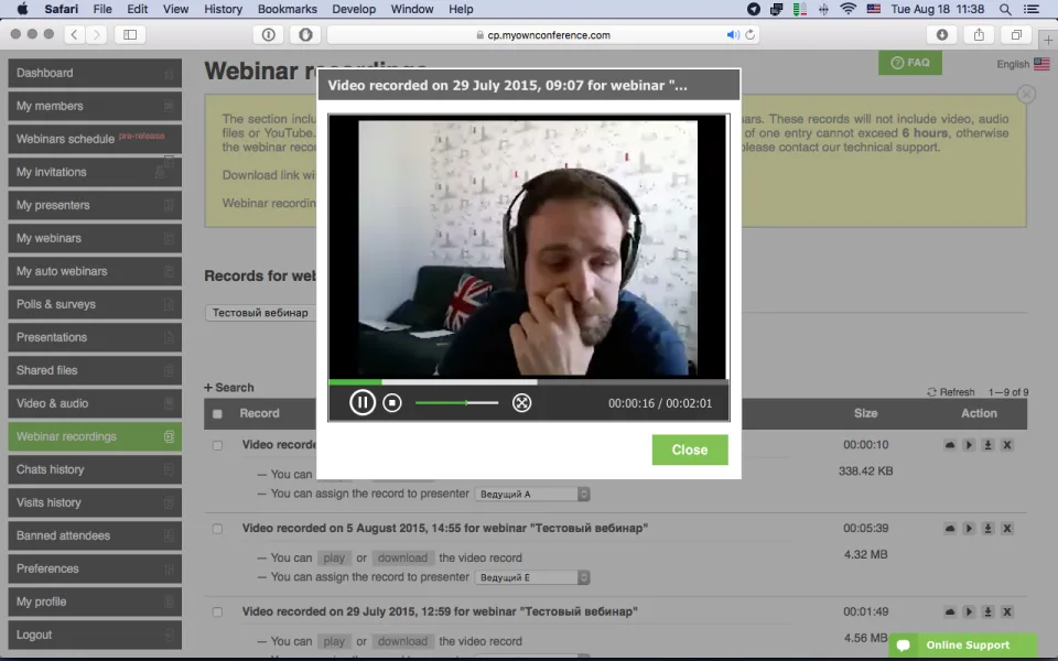 MyOwnConference — Screenshots 5