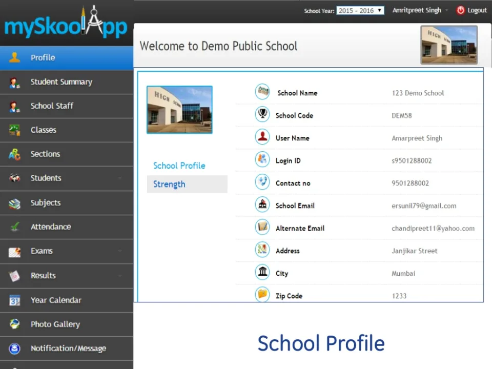 mySkoolApp — Screenshots 1