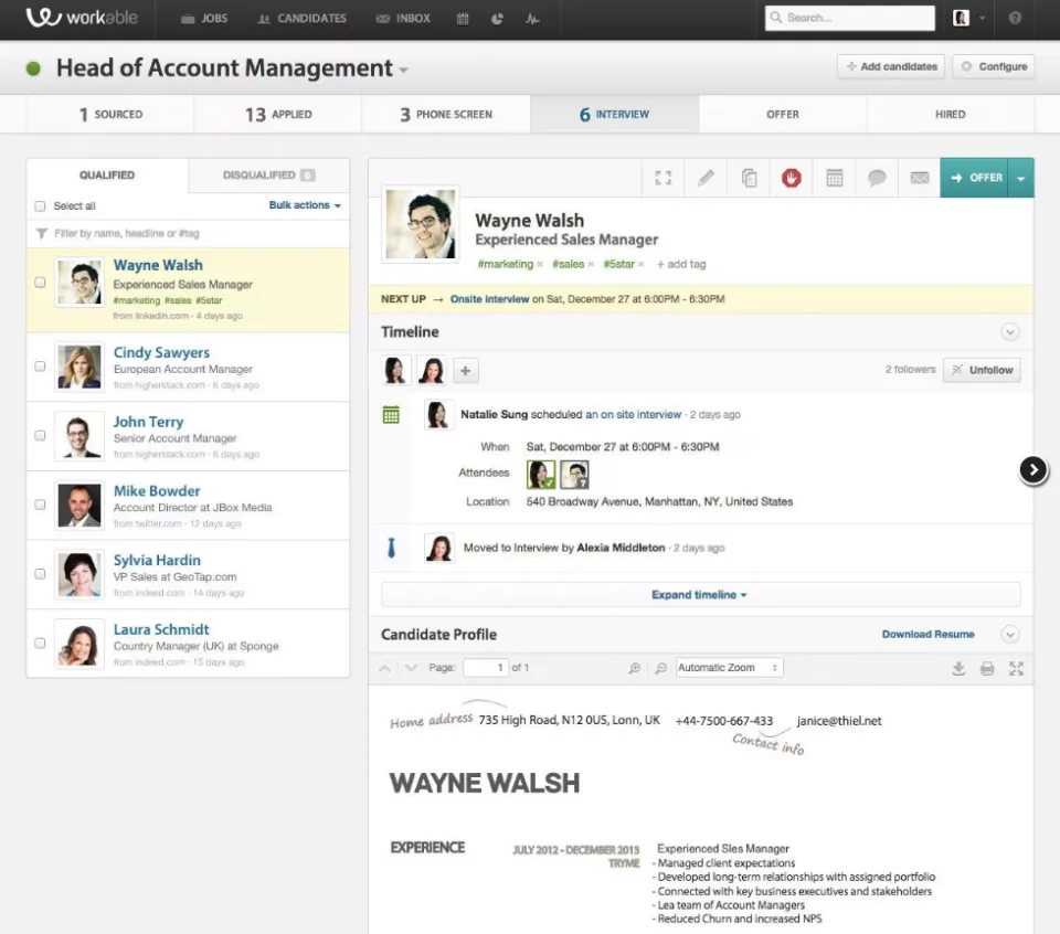 Workable — Screenshots 1