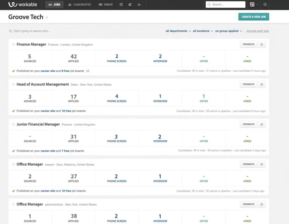 Workable — Screenshots 5