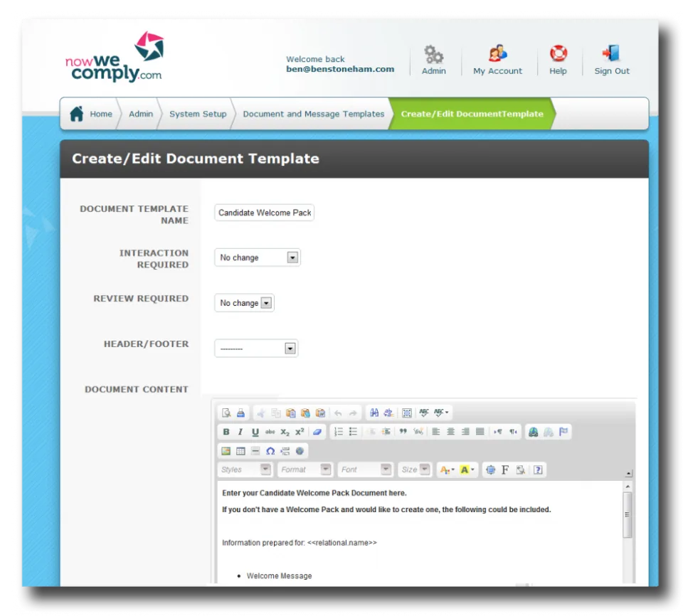 NowWeComply — Screenshots 2
