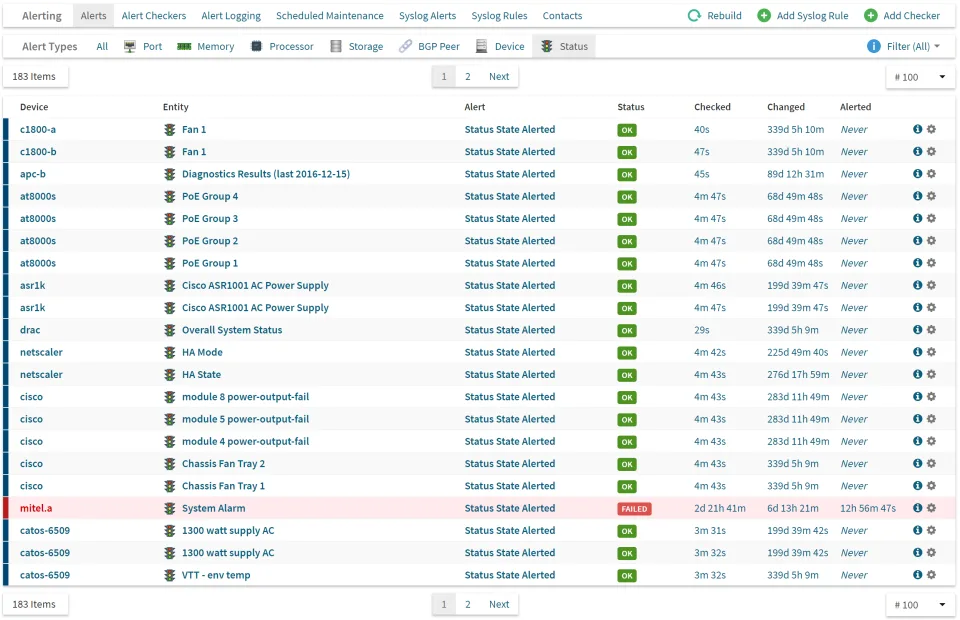 Observium — Screenshots 4