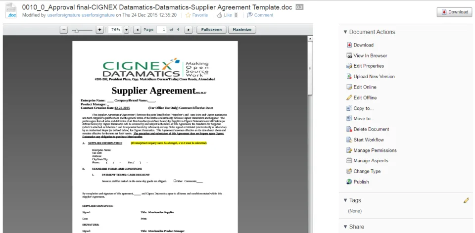 OCM - Contract Management — Screenshots 4