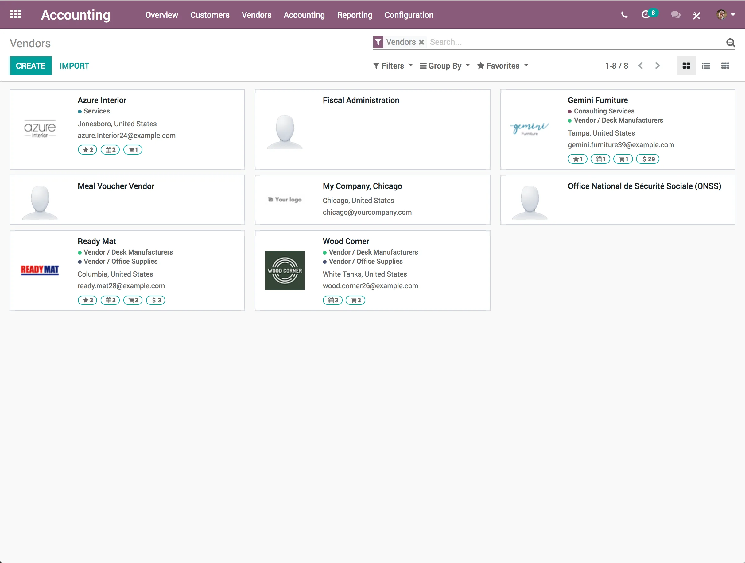 Odoo Accounting — Screenshots 2