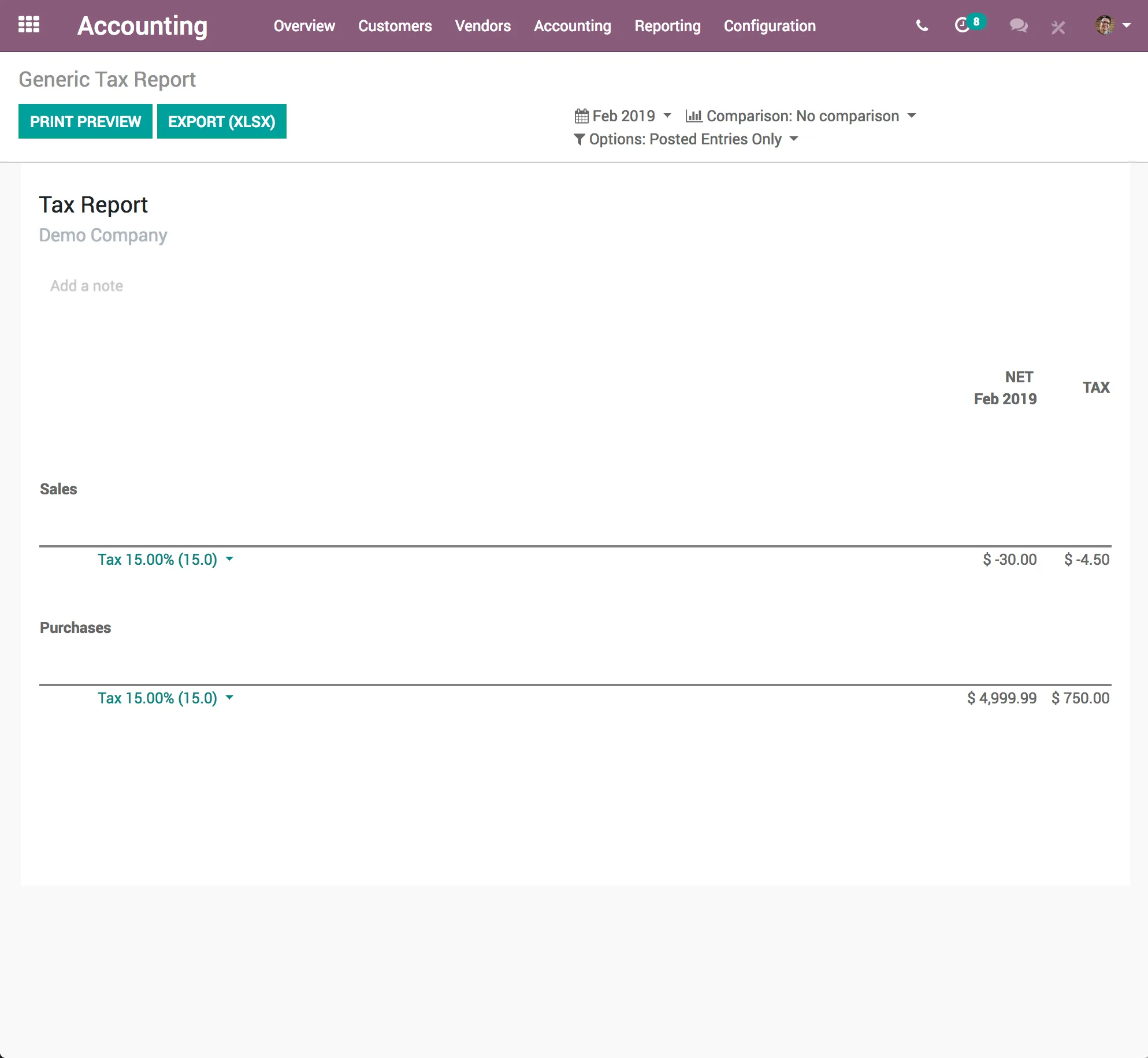 Odoo Accounting — Screenshots 4