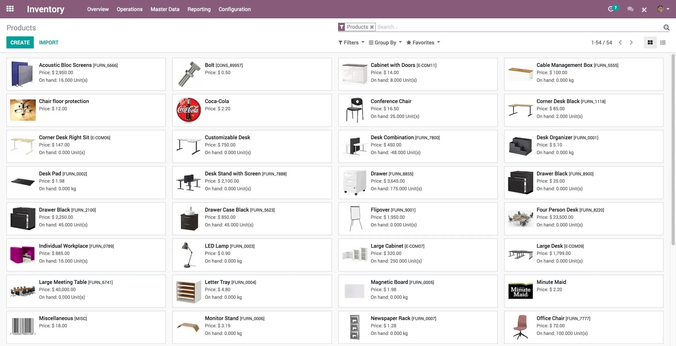 Odoo Inventory — Screenshots 1