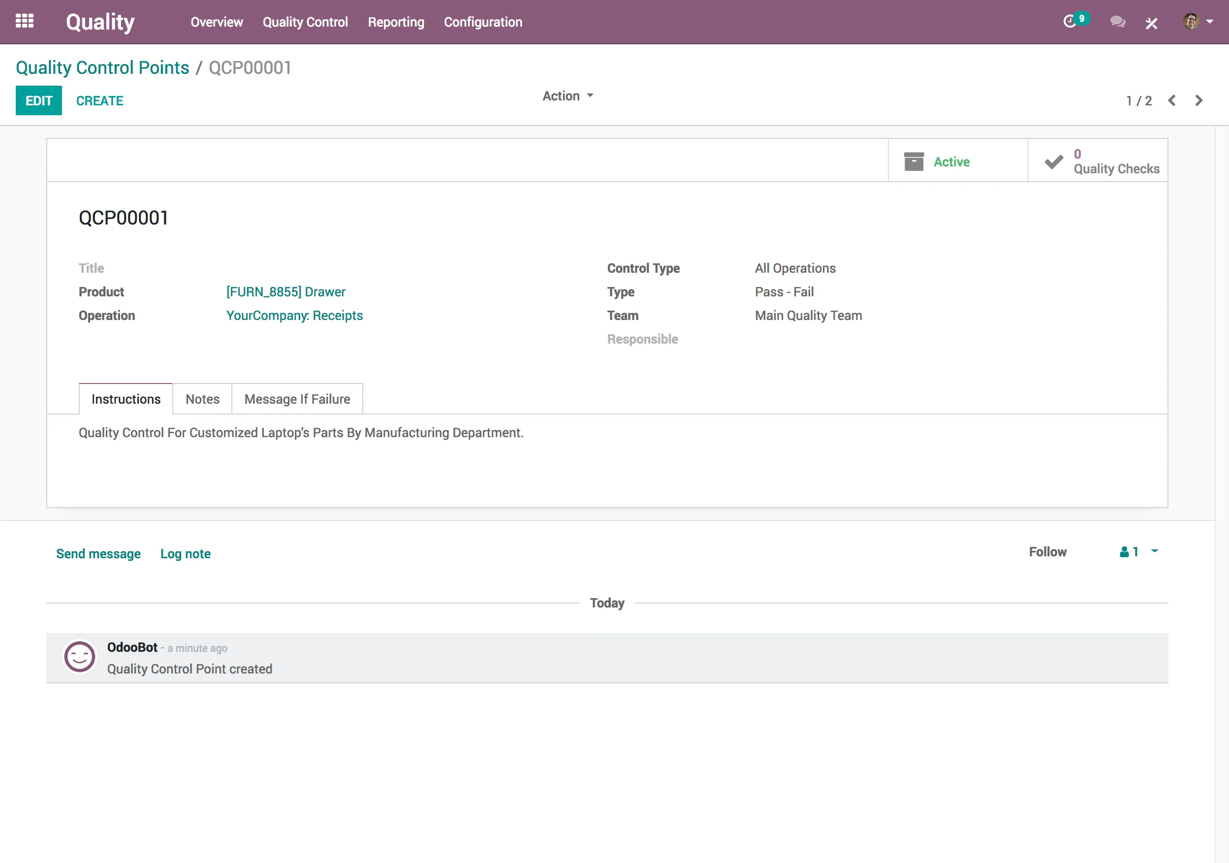 Odoo Manufacturing — Screenshots 4