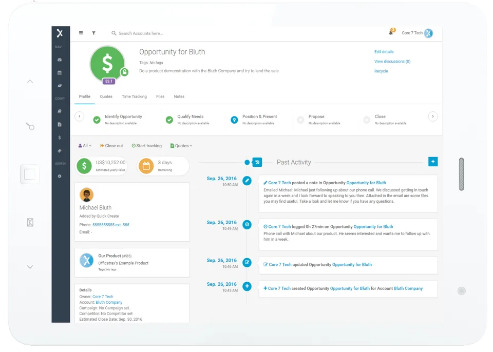 Officetrax CRM — Screenshots 4