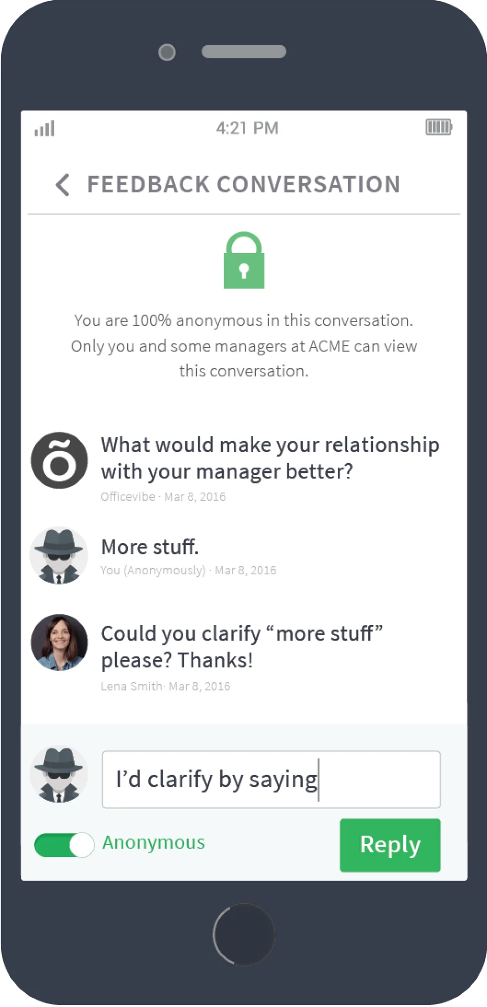 Officevibe — Screenshots 1