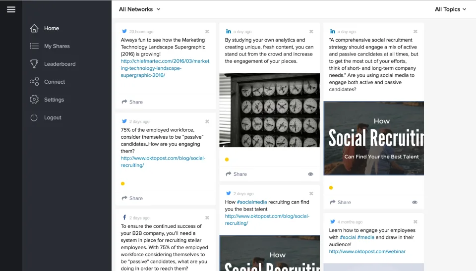 Oktopost — Screenshots 3