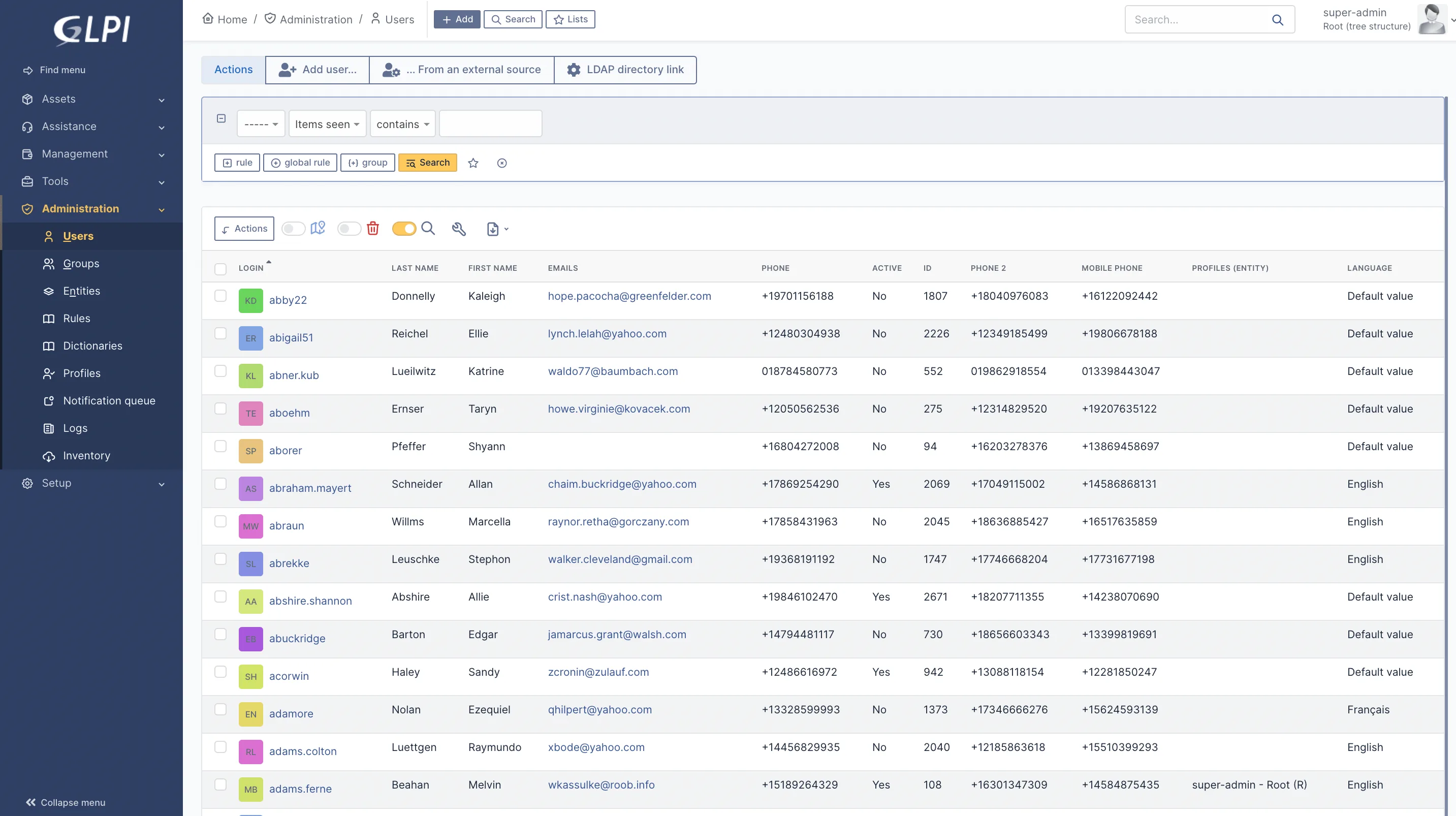 GLPI Network — Screenshots 4