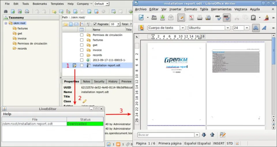 OpenKM — Screenshots 5