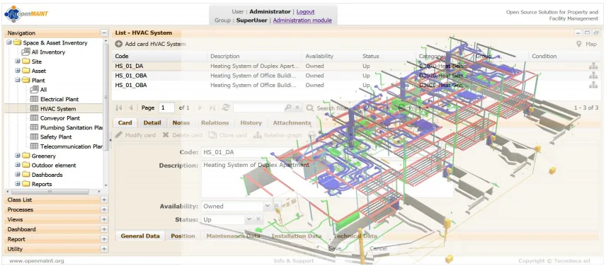 openMAINT — Screenshots 1