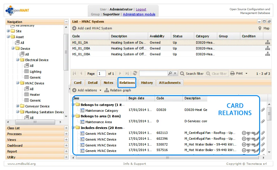 openMAINT — Screenshots 5