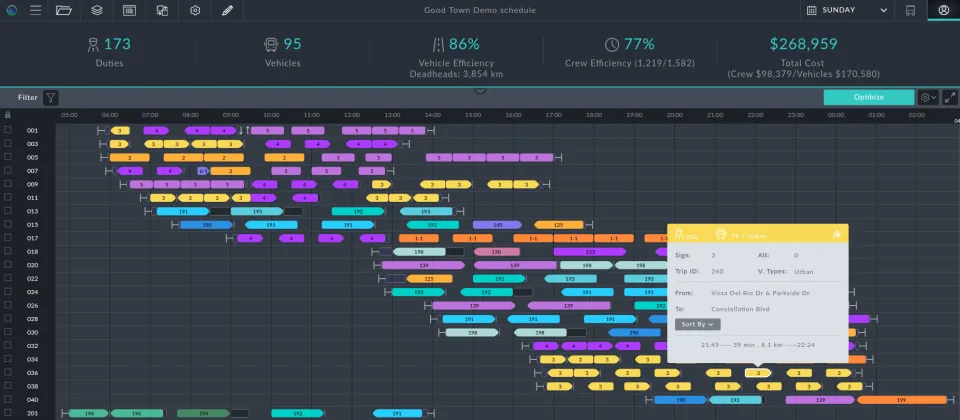 Optibus OnSchedule — Screenshots 1
