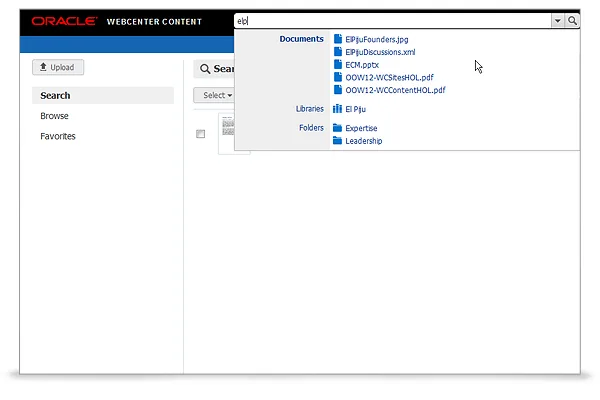 Oracle WebCenter Content — Screenshots 3