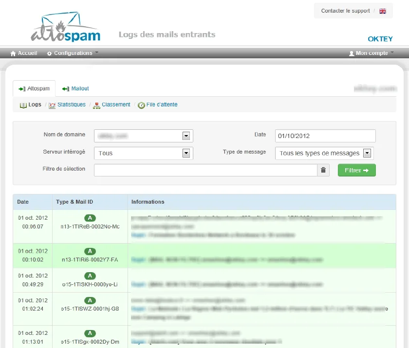 Altospam — Screenshots 3