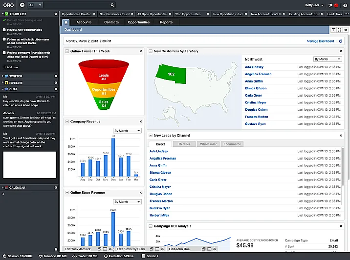 OroCRM — Screenshots 1