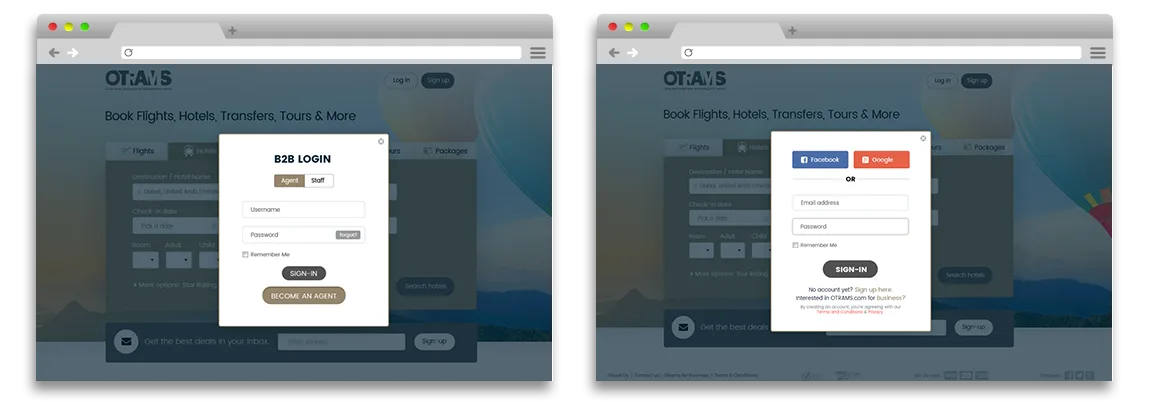OTRAMS Software — Screenshots 1