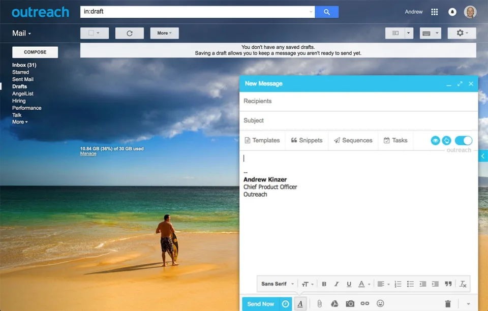 Outreach — Screenshots 3