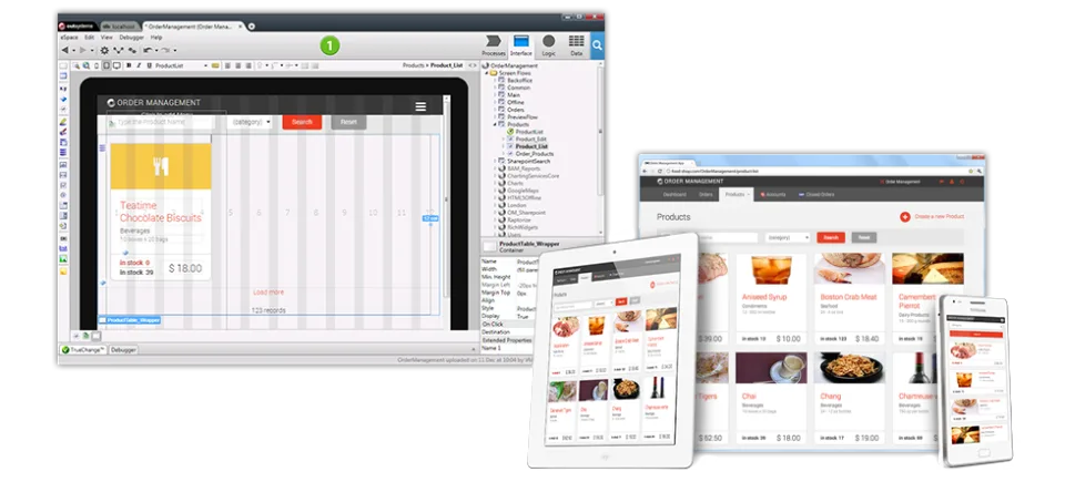 OutSystems — Screenshots 2
