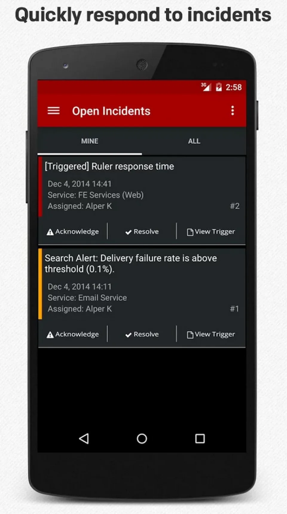 PagerDuty — Screenshots 2