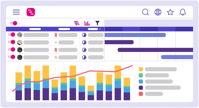 Project monitor - Virage group — Screenshots 2