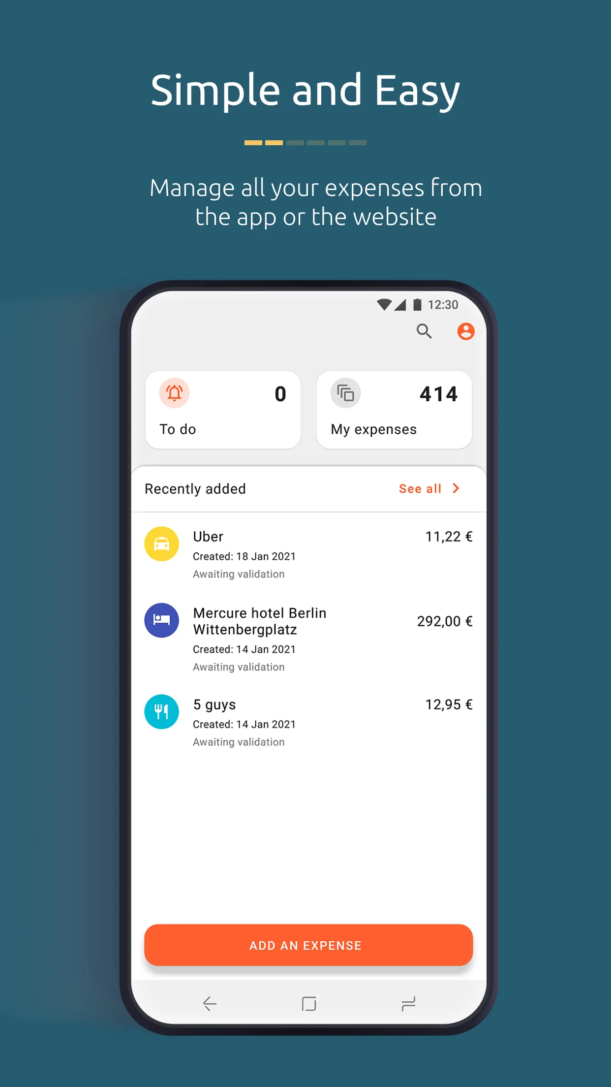 Silae Expense — Screenshots 2