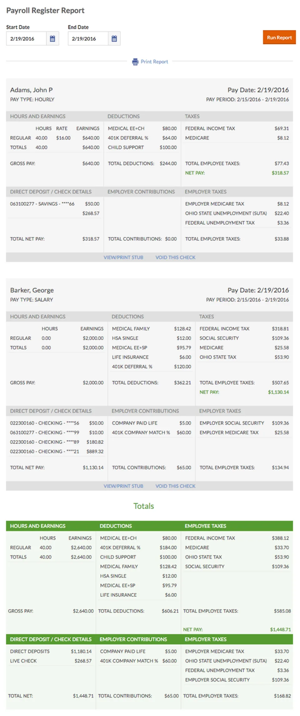 Patriot Payroll — Screenshots 5