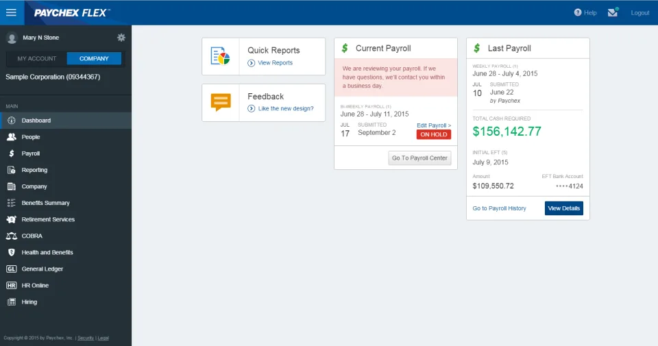 Paychex — Screenshots 2
