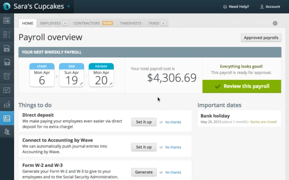 Payroll by Wave — Screenshots 2