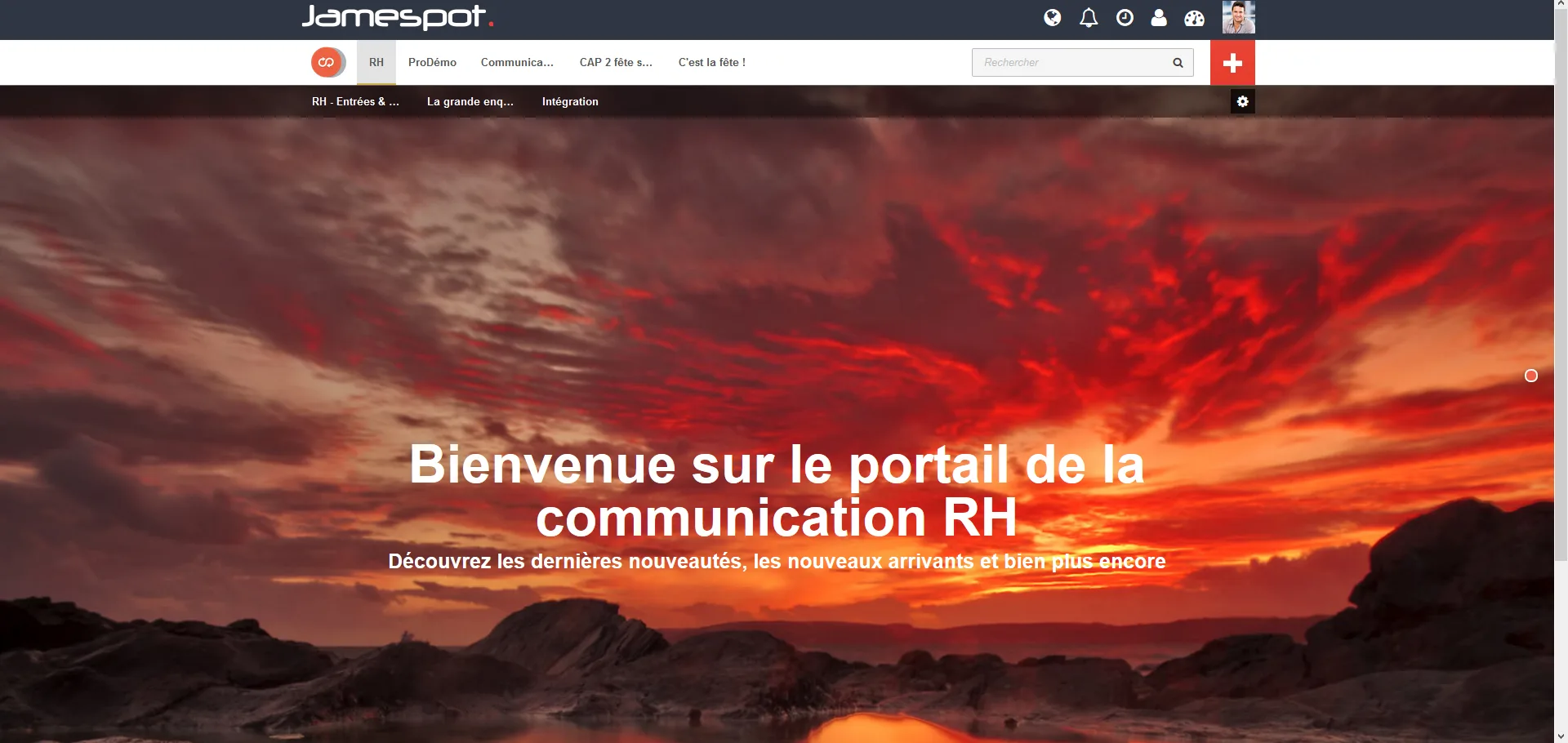 Jamespot Intranet Social — Screenshots 1