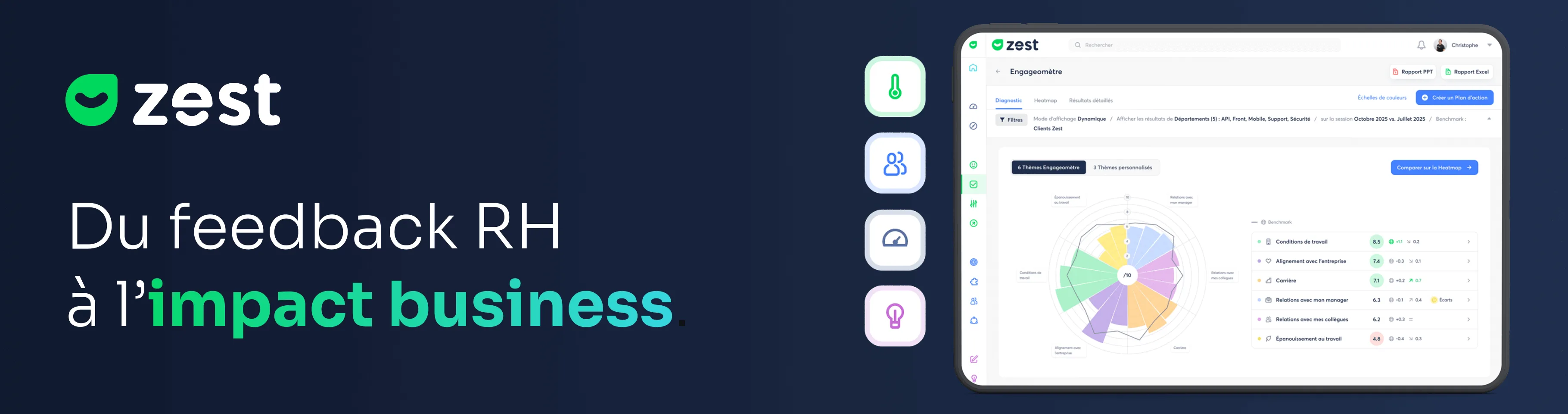 Zest — The SaaS solution to boost your team's engagement