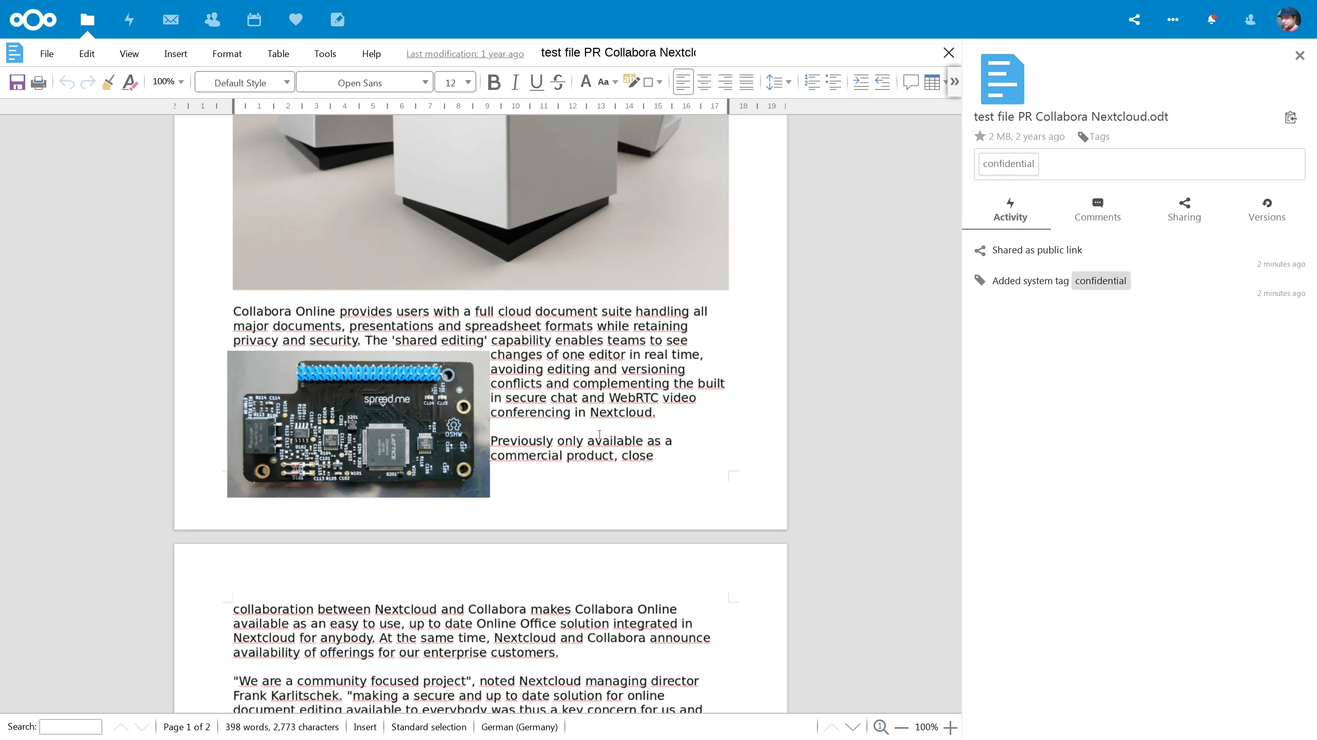 Nextcloud — Screenshots 1