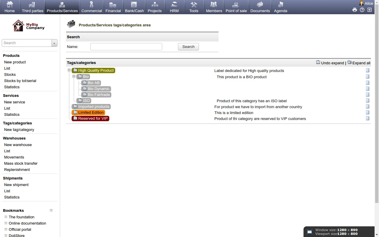 DoliCloud ERP CRM — Screenshots 2
