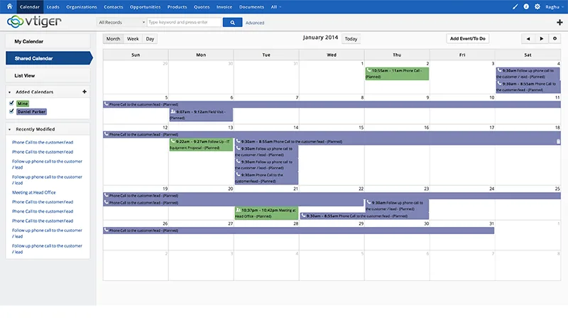 Vtiger CRM — Screenshots 2