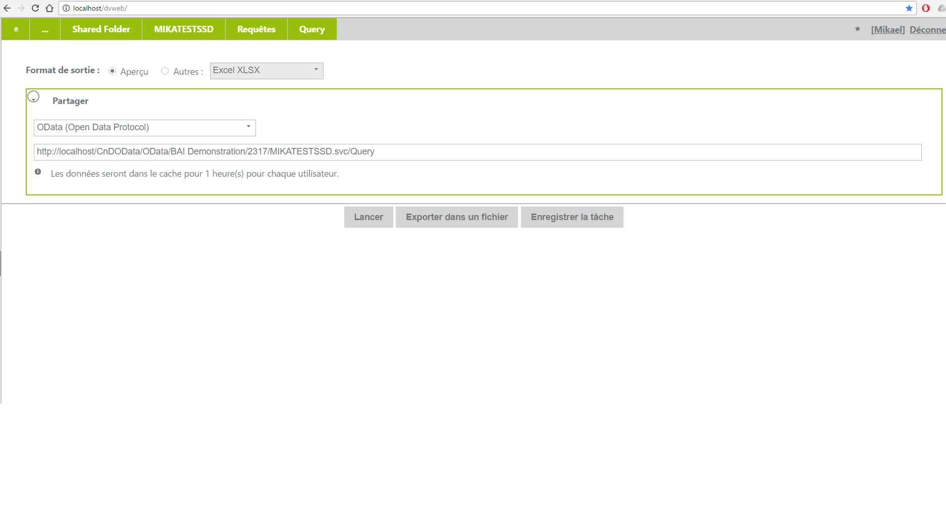 Self-Service DATA — Screenshots 2