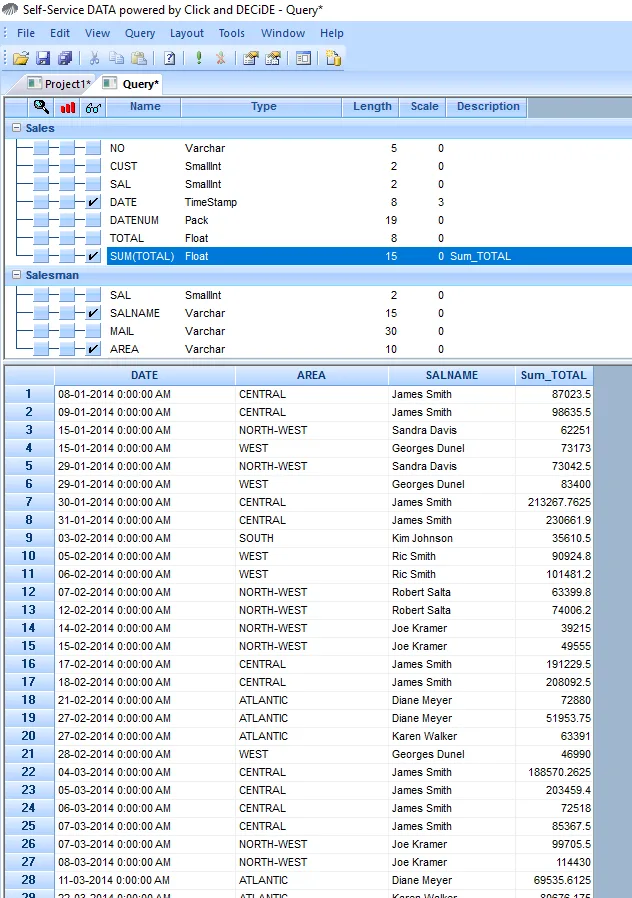Self-Service DATA — Screenshots 4