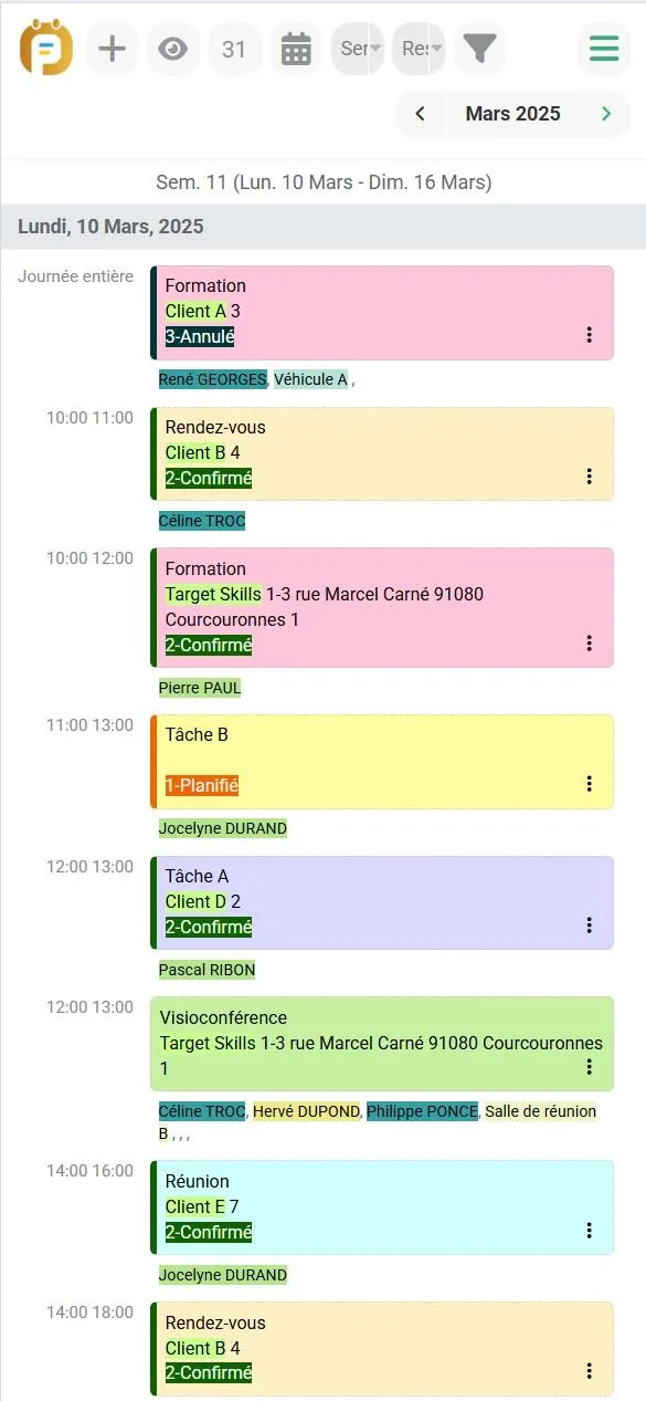PlanningPME — Screenshots 3