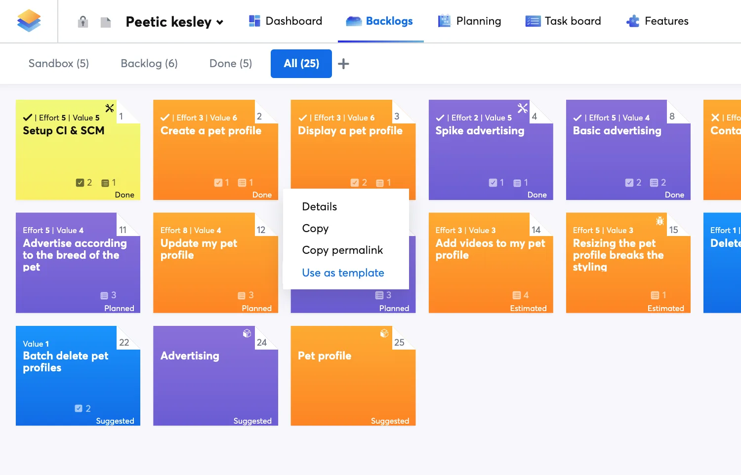 iceScrum — Screenshots 3