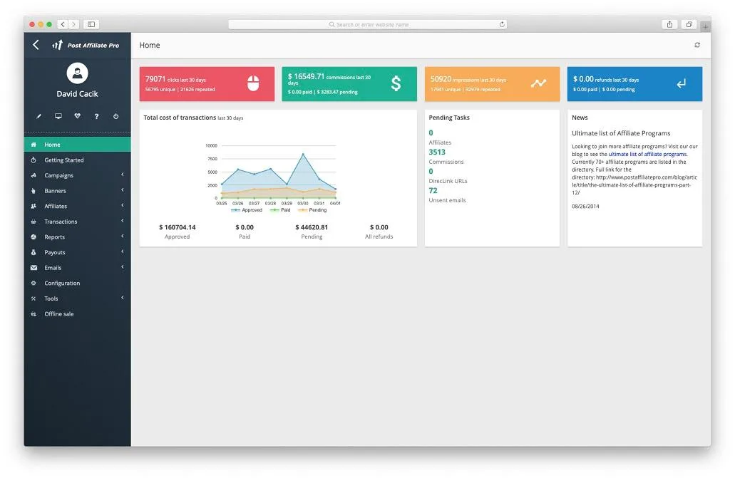 Post Affiliate Pro — Screenshots 2