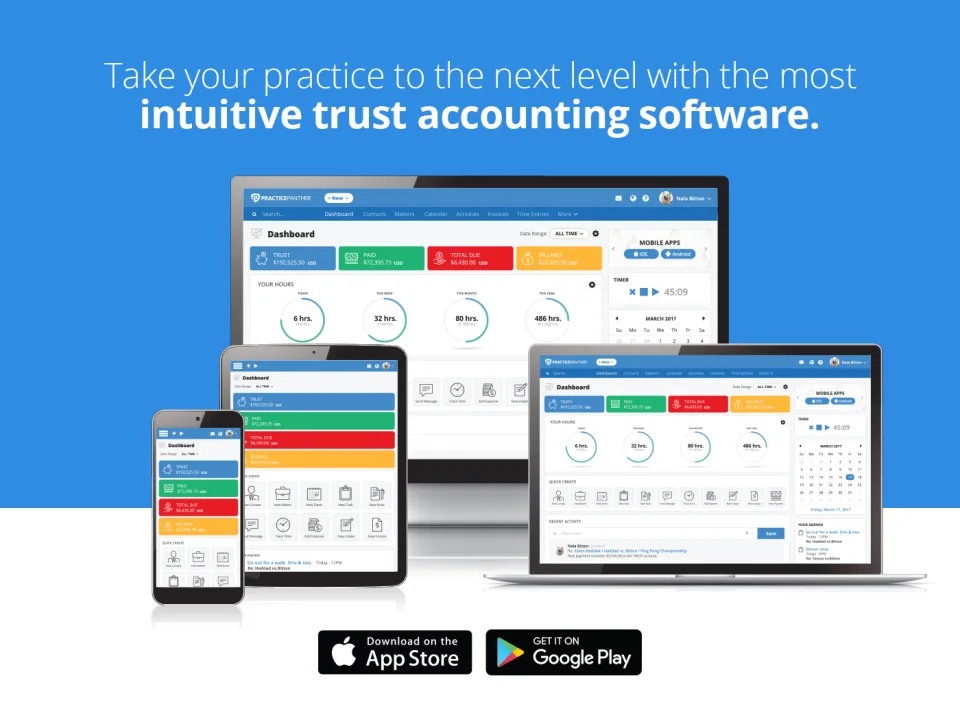 PracticePanther Legal Software — Screenshots 1
