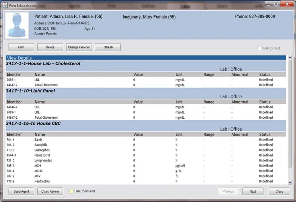 Praxis EMR — Screenshots 2