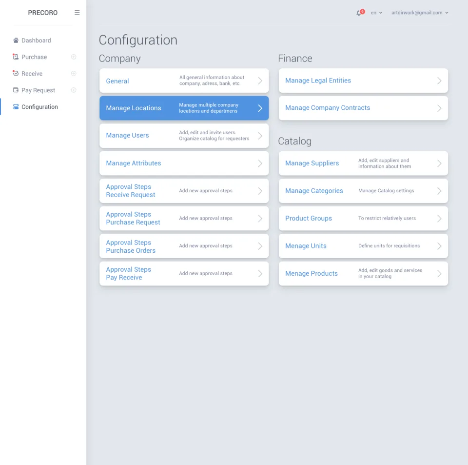 Precoro — Screenshots 5