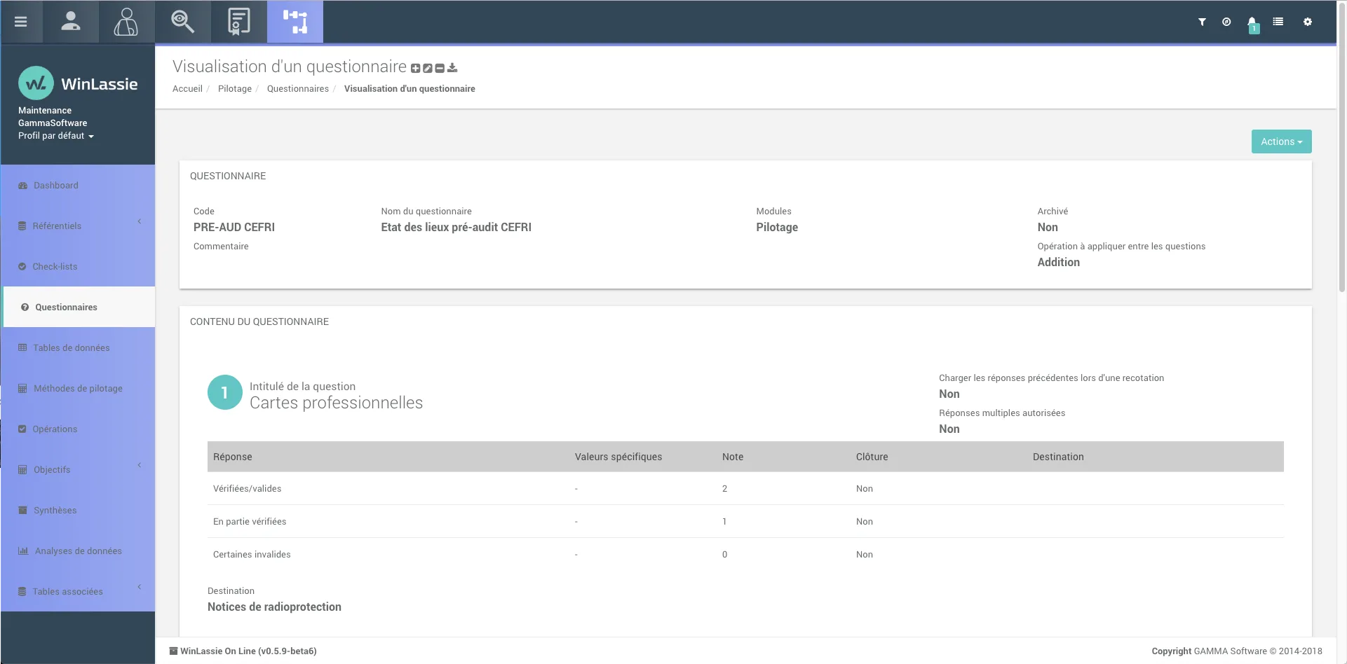 Winlassie - Le logiciel QHSE — Screenshots 2