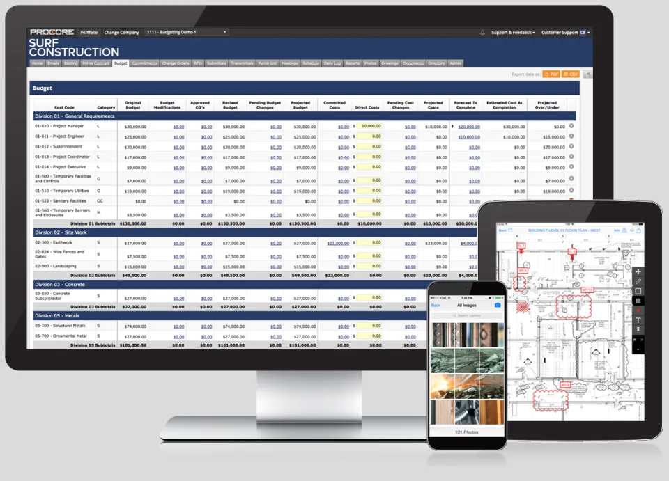 Procore — Screenshots 2